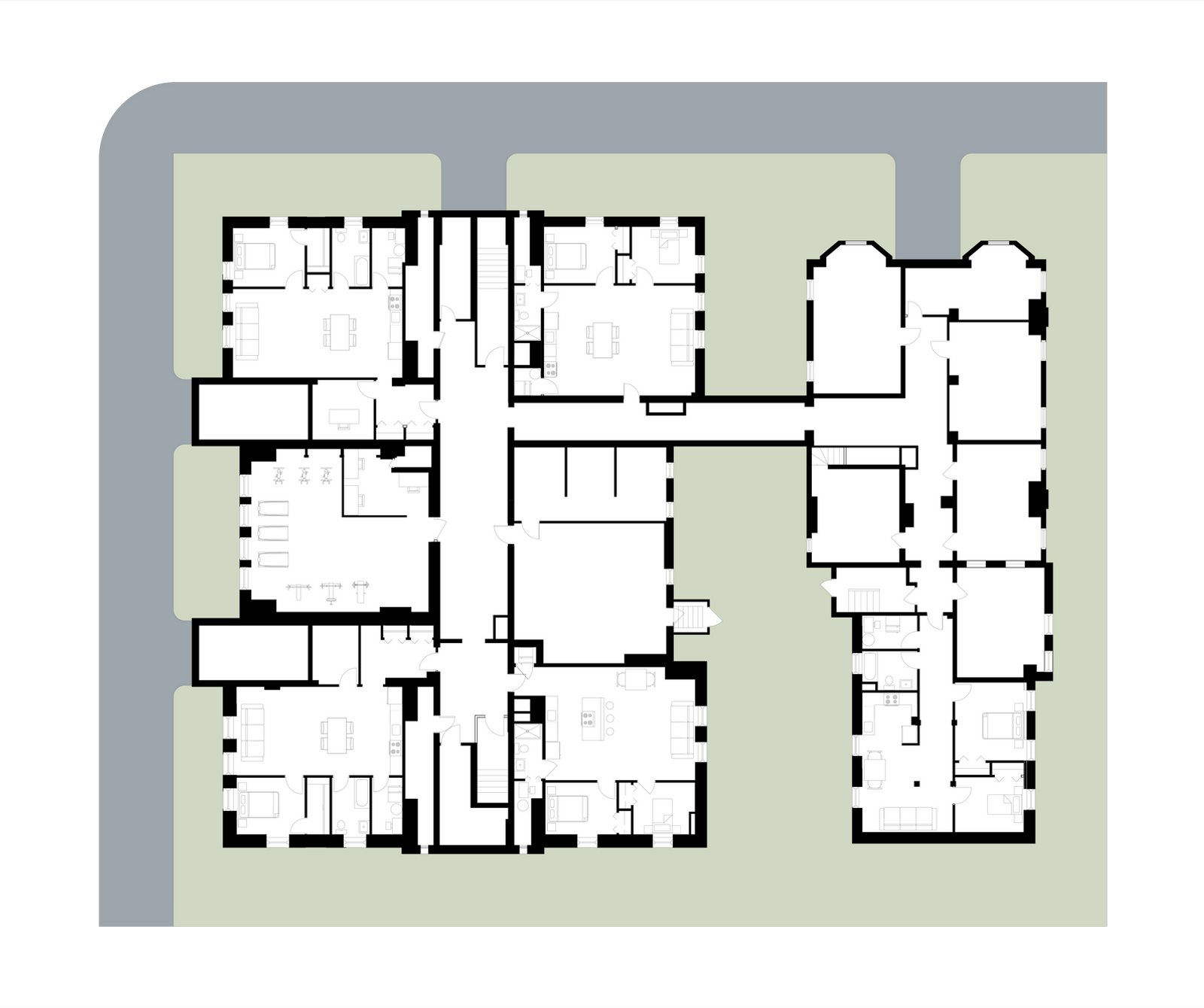 Basement floor plan